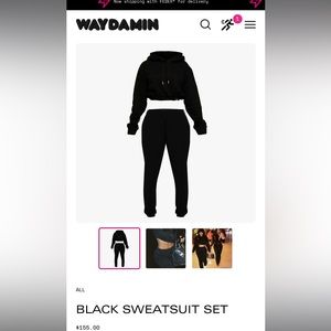 WAYDAMIN 2-PIECE SWEATSUIT SET
